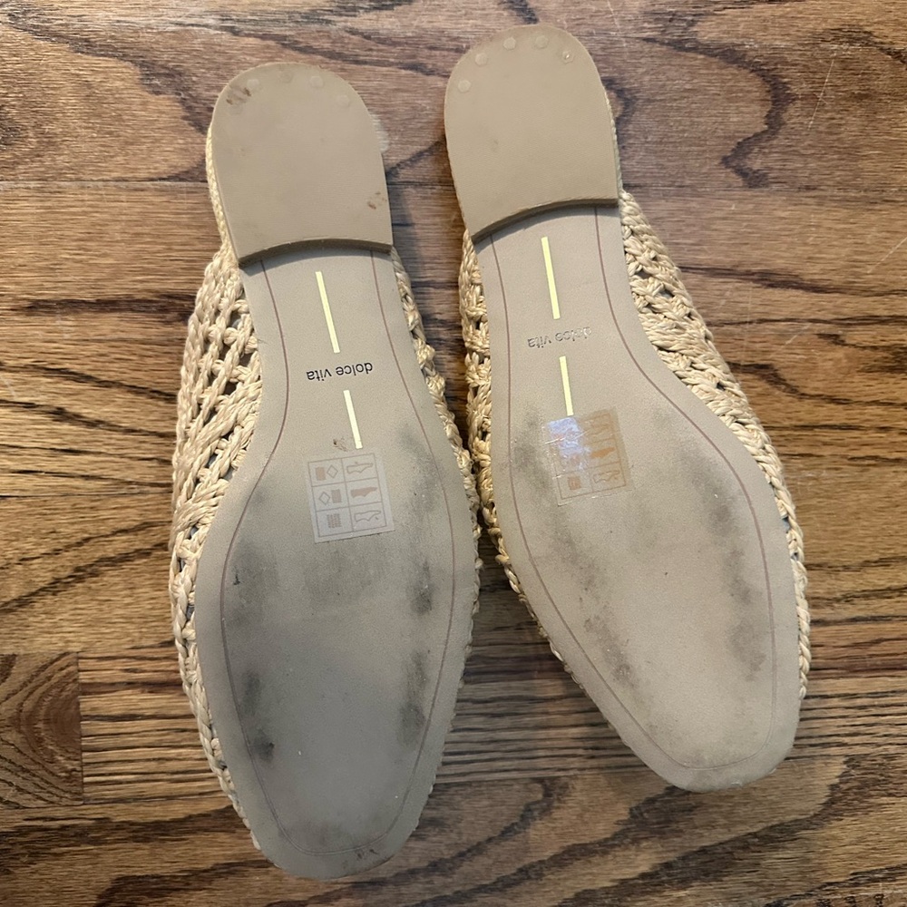 Dolce Vita Women's SABOR Loafer, LT Natural Raffia, 8.5 - Picture 5 of 6
